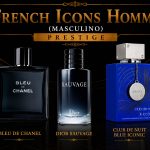 French Icons Homme – Kit com 3 Decants 5 ml (Masculino)